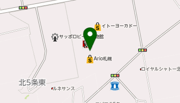 ABC-MART アリオ札幌店の地図画像