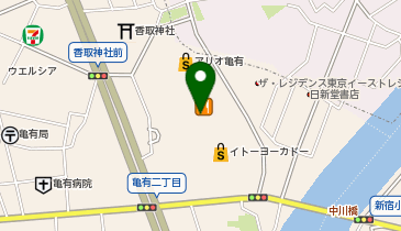 ABC-MART アリオ亀有店の地図画像