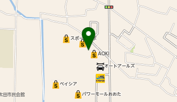 ABC-MART パワーモール太田店の地図画像