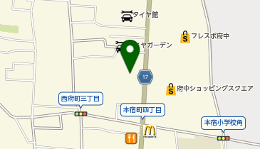 ABC-MART ABC-MART ATHLETE府中西原店の地図画像