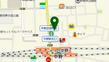 ABC-MART 中野サンモール店の地図画像
