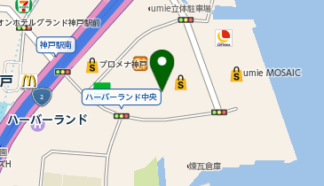 ABC-MART GRAND STAGE GRAND STAGE 神戸ハーバーランド umie店の地図画像