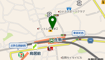 ABC-MART 近鉄生駒店の地図画像