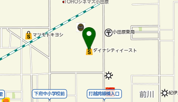 ABC-MART 小田原ダイナシティ店の地図画像