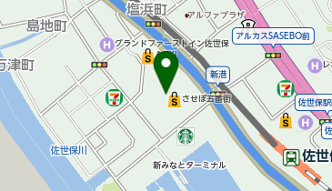 ABC-MART GRAND STAGE GRAND STAGEさせぼ五番街店の地図画像