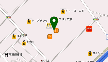 ABC-MART アリオ市原店の地図画像