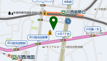 ABC-MART アステ川西店の地図画像