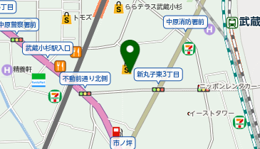 ABC-MART GRAND STAGE GRAND STAGEグランツリー武蔵小杉店の地図画像