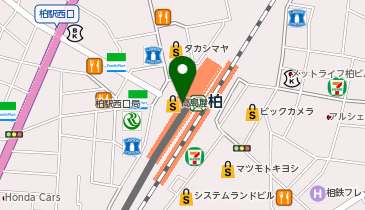 ABC-MART プレミアステージ柏高島屋ステーションモール店の地図画像