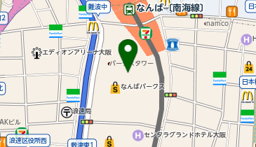 ABC-MART GRAND STAGE GRAND STAGEなんばパークス店の地図画像
