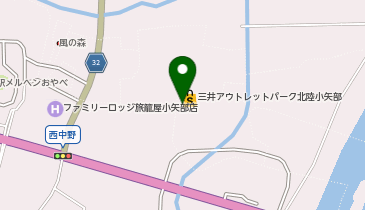 ABC-MARTアウトレット ABC-MART OUTLET北陸小矢部店の地図画像