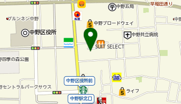 ABC-MART 中野サンモール2号店の地図画像