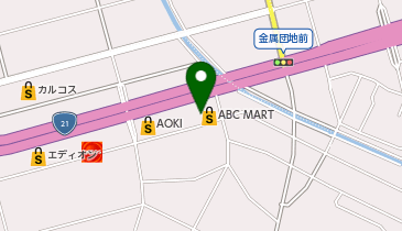 ABC-MART 各務原店の地図画像