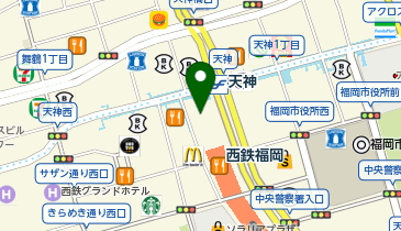 ABC-MART 福岡パルコ店の地図画像
