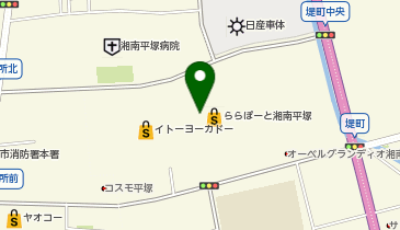 ABC-MART ららぽーと湘南平塚店の地図画像