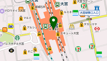 ABC-MART GRAND STAGE GRAND STAGEルミネ大宮ルミネ2店の地図画像