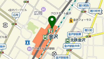 ACE Shoes ACE Shoes金沢百番街Rinto店の地図画像