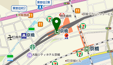 ABC-MART MONO 京阪モール京橋店の地図画像