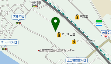 ABC-MART アリオ上田店の地図画像