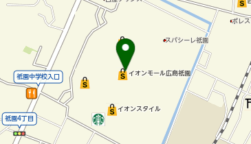 Charlotte Charlotteイオンモール広島祇園店の地図画像