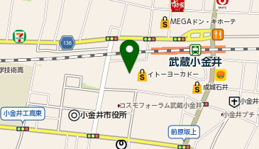 ABC-MART イトーヨーカドー武蔵小金井店の地図画像