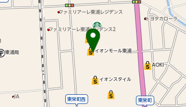 Charlotte Charlotte イオンモール東浦店の地図画像