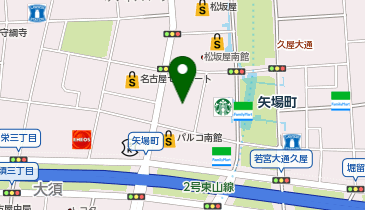 ABC-MART GRAND STAGE GRAND STAGE名古屋パルコ西館店の地図画像