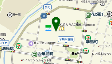 ABC-MART SAKURA MACHI Kumamoto店の地図画像