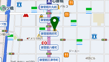 ABC-MART 大丸心斎橋店の地図画像