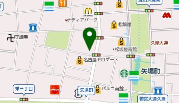 ABC-MART GRAND STAGE GRAND STAGE名古屋栄店の地図画像