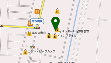 ABC-MART イオンモール佐野新都市店の地図画像
