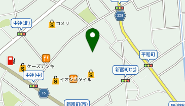 ABC-MART イオンモールとなみ店の地図画像
