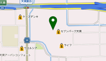 ABC-MART セブンパーク天美店の地図画像