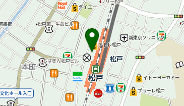 ABC-MART アトレ松戸店の地図画像