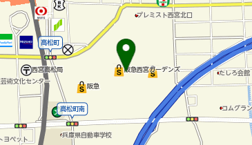 ABC-MART GRAND STAGE GRAND STAGE阪急西宮ガーデンズ店の地図画像
