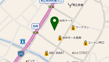 ABC-MART ゆめモール西条店の地図画像