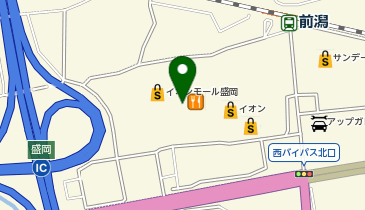 ABC-MART イオンモール盛岡店の地図画像