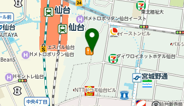 ABC-MART ヨドバシ仙台店の地図画像
