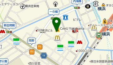 ABC-MART CeeU Yokohama店の地図画像