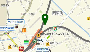 ABC-MART 枚方モール店の地図画像