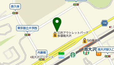 ABC-MARTアウトレット ABC-MART SPORTS三井アウトレットパーク多摩南大沢店の地図画像