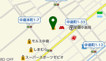 ABC-MART MORUE中島店の地図画像