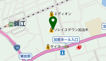 ABC-MART ソレイユタウン加治木店の地図画像