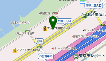 ABC-MART SPORTS ABC-MART SPORTSお台場デックス東京ビーチ店の地図画像