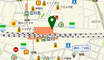 ABC-MART ルミネ立川店の地図画像
