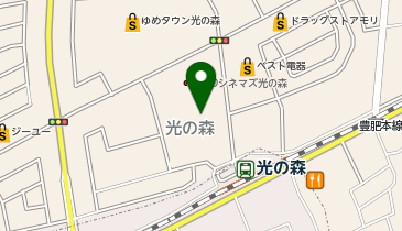ABC-MART SPORTS ABC-MART SPORTSゆめタウン光の森店の地図画像