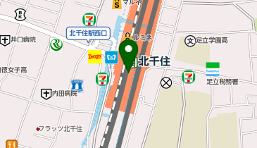 ABC-MART ルミネ北千住店の地図画像
