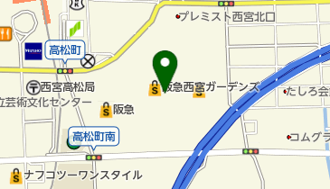 ABC-MART メガステージ 阪急西宮ガーデンズ店の地図画像