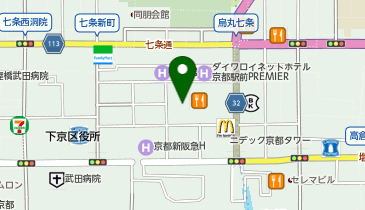 ABC-MART 京都ヨドバシ店の地図画像