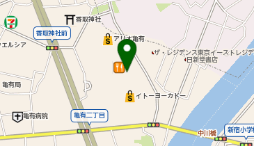 Charlotte Charlotteアリオ亀有店の地図画像